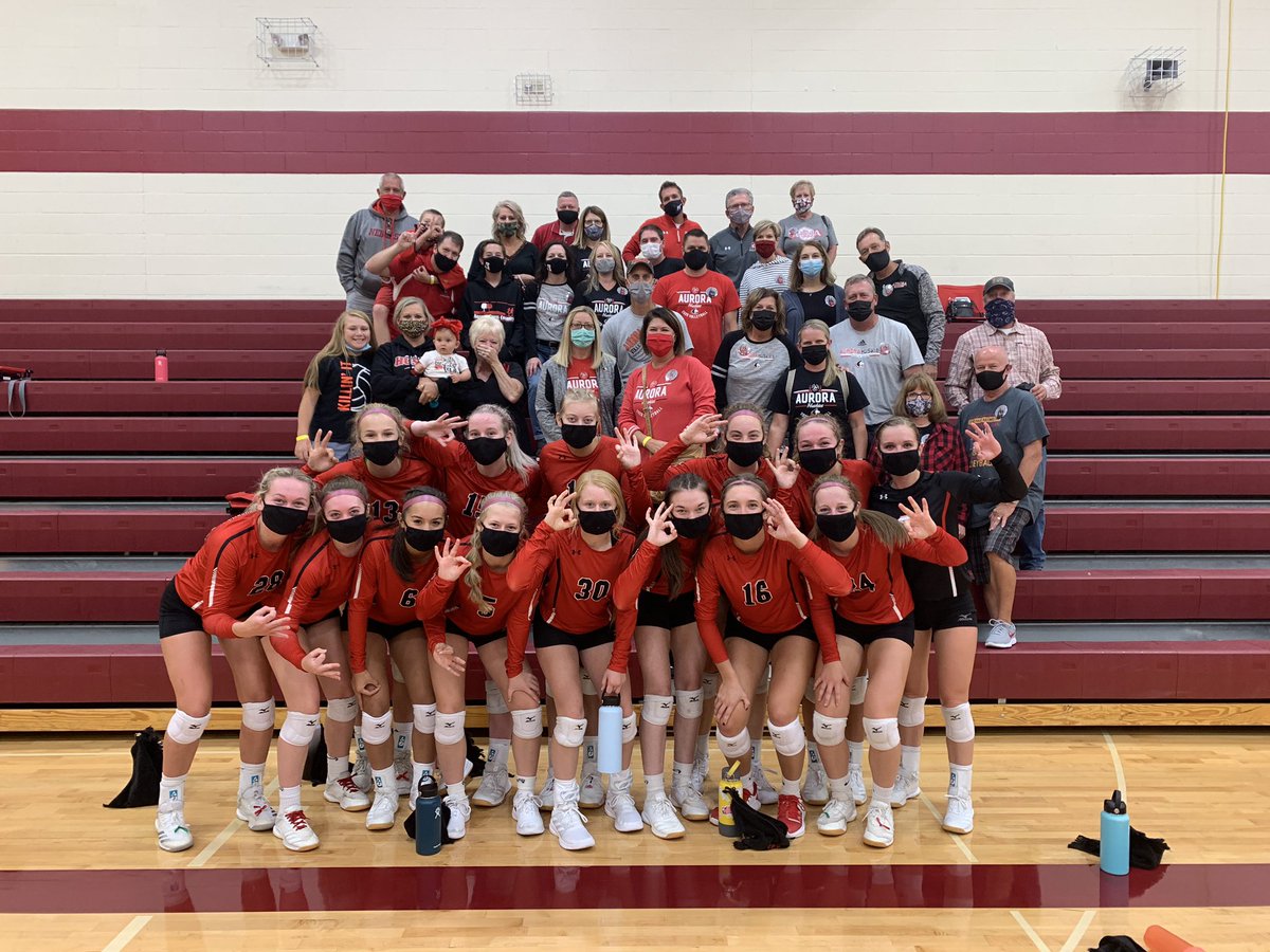 AuroraNEVB's tweet photo. We have had some amazing support today! Thanks so much for making the trip out here! #fromnowon #nextnine #relentless #aurorahuskies https://t.co/rb1sAcTo84