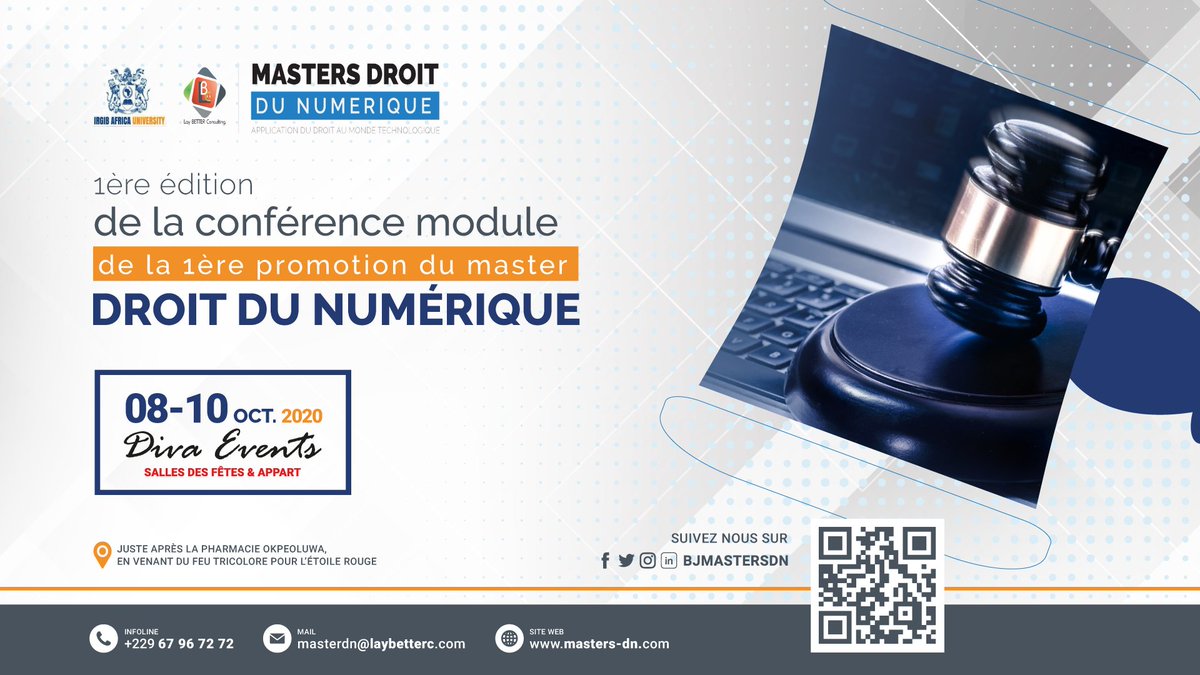 Ce sera du 08 au 10 décembre 2020
#BJMasterDN https://t.co/vpSMHOqogr