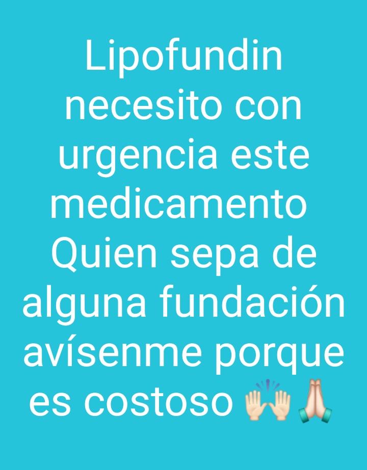 #ServicioPublico#

Con carácter de urgencia solicitamos el medicamento #LIPOFUNDIN para Juan Pablo Angarita. Un familiar que tiene sólo 7 días de nacido se encuentra hospitalizado en Barquisimeto con #Neumonia  es #Urgente# ayúdame hacer con un Rt mayor inf al  04125352789