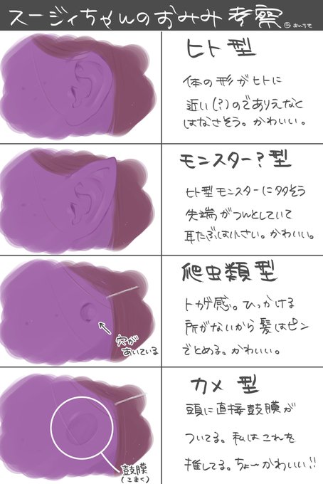 スージィちゃんのお耳について 