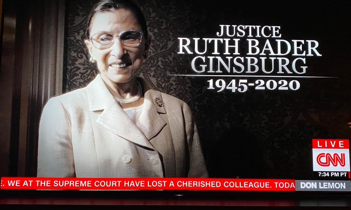 ChrissyEblin's tweet photo. Umm... CNN made a mistake. Justice Ginsburg was born in March 1933. 🙄🤦‍♀️ https://t.co/NSEzOxaqIG