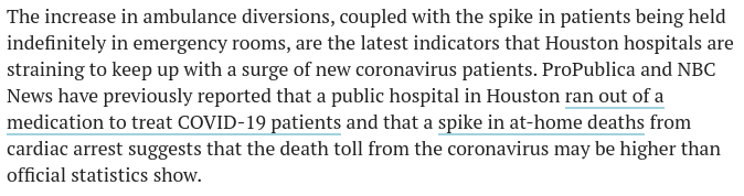 # of  #ransomware deaths because hospitals triage their IT networks over that of a dying patient: 1# of  #diabetes deaths because hospitals restricted treatment for non-COVID patients: https://www.texastribune.org/2020/07/10/houston-coronavirus-emergency-rooms