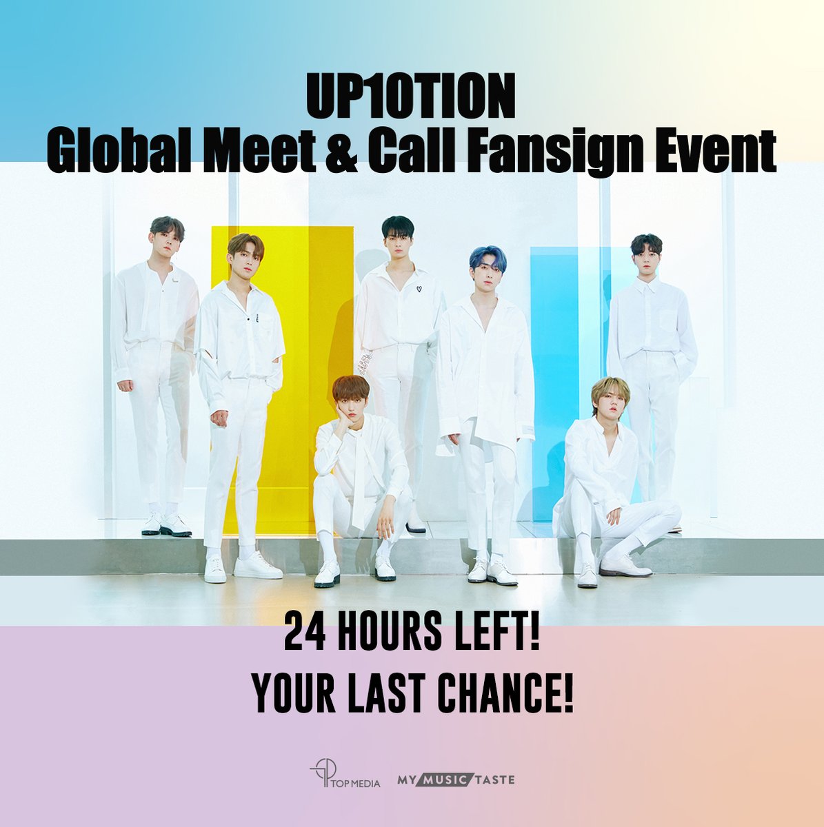 _mymusictaste's tweet photo. #HONEY10 🙌

24 hours left to see some LIGHT on September 28! ⚡

Get @UP10TION 9th Mini Album [Light UP] via https://t.co/GzdKwOhISb and automatically enter the draw to participate in the Global Meet &amp; Call Event 🎶

#Global_Meet_Call #UP10TION_Fansign with #MyMusicTaste https://t.co/aD9gTzbtq2