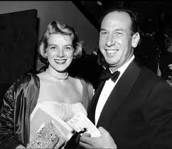 Fourth Day. Jose Ferrer (1912-1992), Puerto Rican actor and a Tony & Oscar winner; is shown here with then fiance (and later wife) Rosemary Clooney (1928-2002) arriving at the International Theater in New York City for the 25th Academy Awards. The Oscars held on March 19th, 1953.