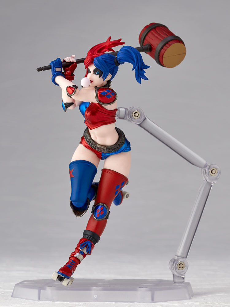 株式会社海洋堂 さらにハーレイはもう一体 ハーレイ クイン赤 青ツインテール Ver も必見 こちらは赤 青のツインテールとアイマスク風シャドウメイクの悪カワメイクで登場 あみあみ流通限定で年12月発売です T Co Hyhlvbtblb