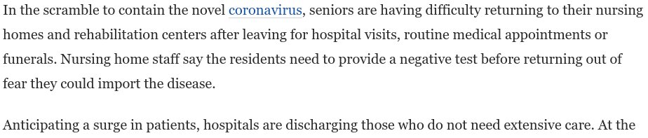 # of  #ransomware deaths because hospitals triage their IT networks over that of a dying patient: 1# of  #NursingHome resident deaths because nursing homes wouldn't take their residents back after hospitals restricted treatment for non-COVID patients: https://www.washingtonpost.com/health/2020/03/28/nursing-homes-coronavirus