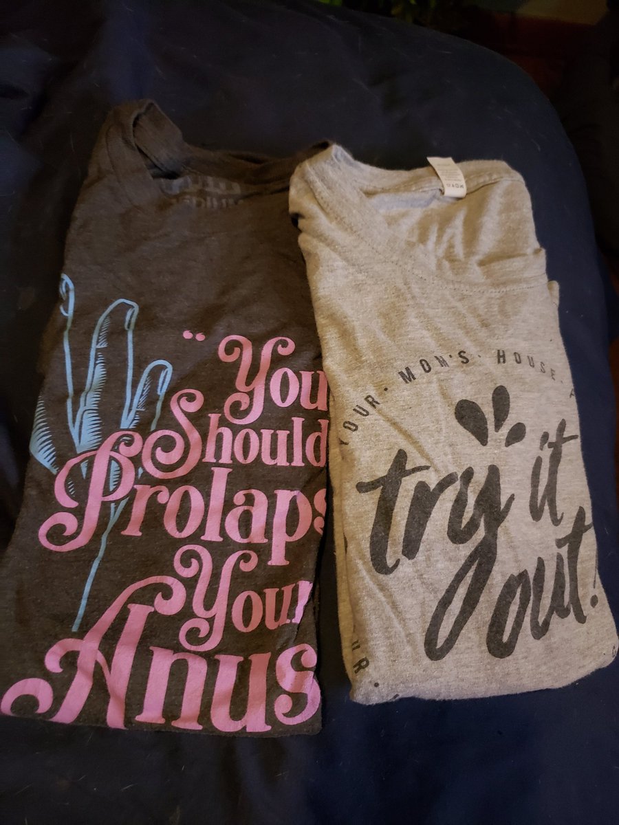 leif_stig's tweet photo. I will NOT be trying any of that out. I'm gonna go with shirt one #YMHlive https://t.co/d5QdhQNFDu