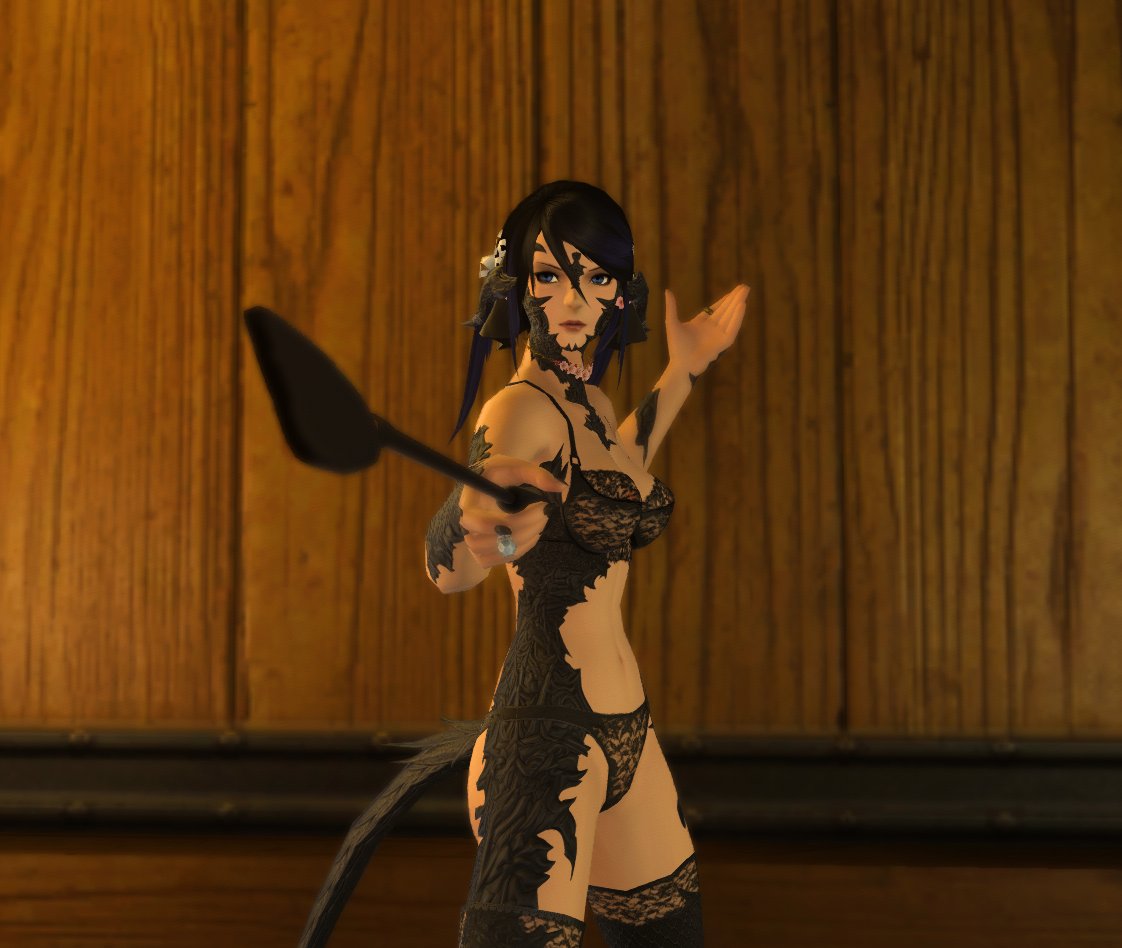 ScorpiusFFXIV's tweet photo. Ready for action extra https://t.co/0BZy3WmPhT