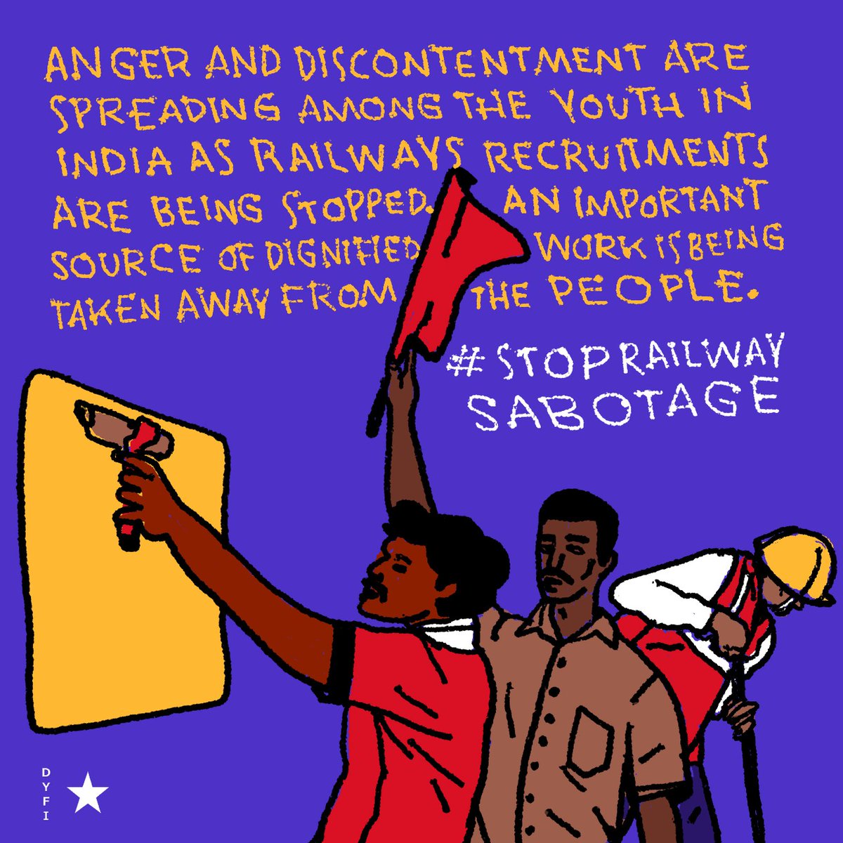 SFI_CEC's tweet photo. Its now or never! ✊🏾
#SaveRailwaySaveNation https://t.co/YeLA8HPL8o