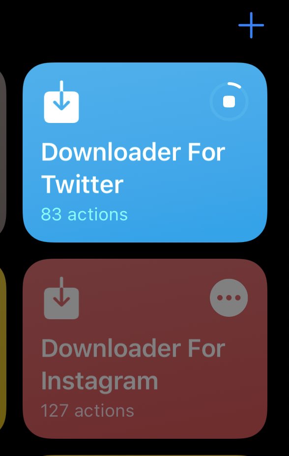To download a Twitter video , copy the url of the video and run the shortcut ,choose the quality of the video ,and it will download in a few min or Seconds depending on the size 