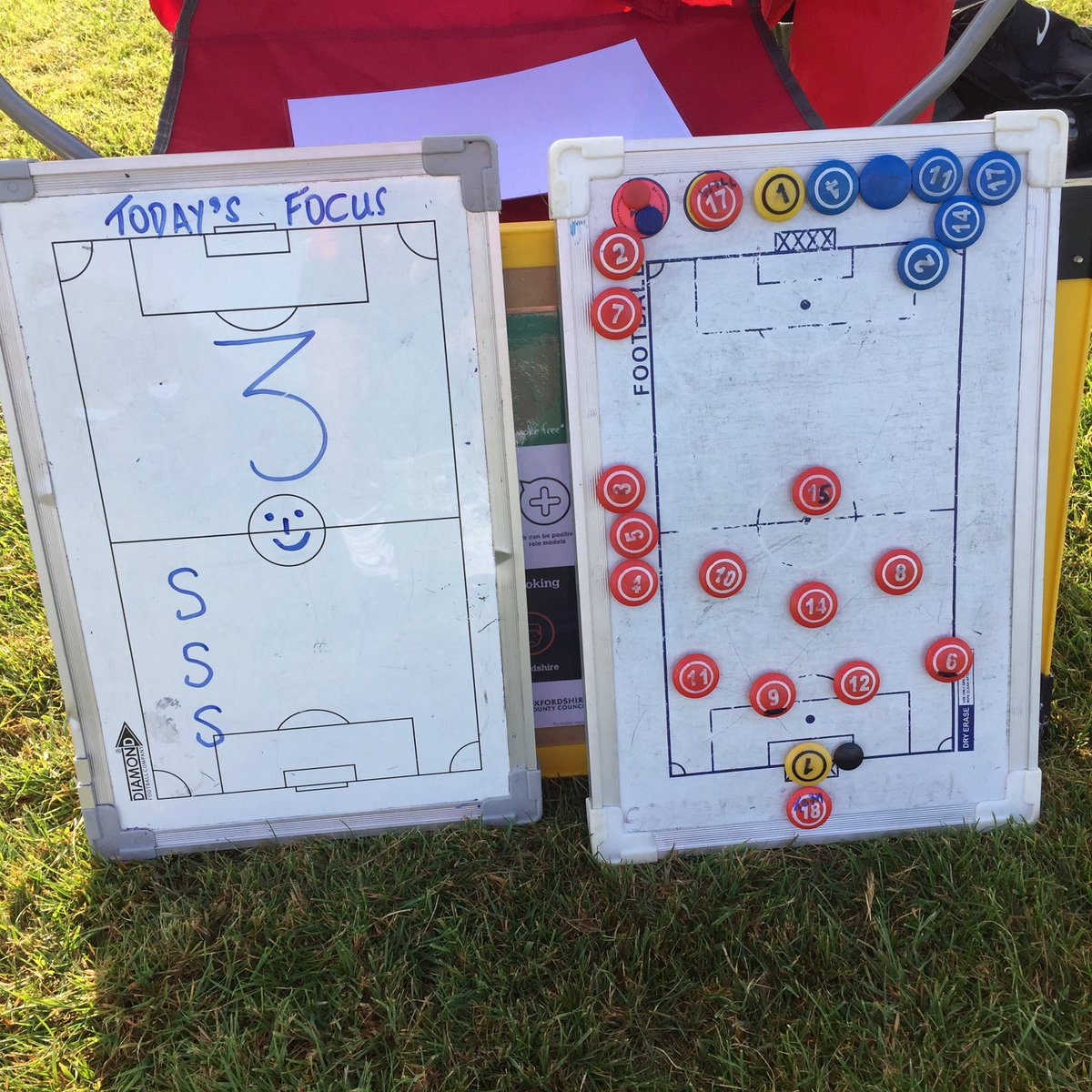 vphalsall's tweet photo. #FootieFun All set to go for this morning’s game @Sports_ESFC @WdyflF @OxfordshireFA #CoVidCompliance #Respect #FunInTheSun 😃⚽️🌞 https://t.co/jBlWgPdbsp