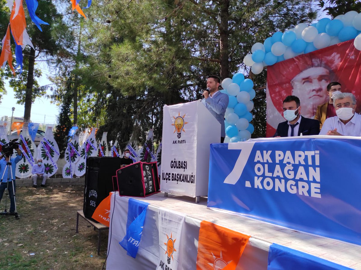 Coşku ile Adıyaman Gölbaşı ilçe kongremizi gerçekleştiriyoruz. İlçe Başkanlığına devam edecek <a href="/hakantoydas/">Hakan Toydaş 🇹🇷</a> ve yönetimini tebrik ediyor, başarılar diliyorum.

Hayırlı, uğurlu olsun. #İnandığınYoldaYürü