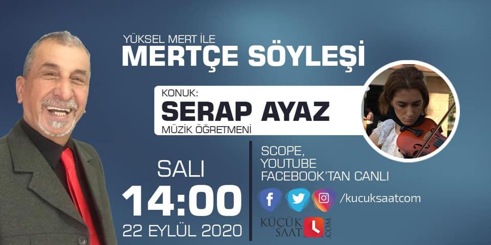 Yüksel MERT yazdı; Sanatçı Serap Ayaz Mertçe Söyleşi'de adanahaber.com/yazidetay.asp?… <a href="/yukselmertt/">Yüksel Mert</a> <a href="/Kucuksaatcom/">KüçükSaat</a>