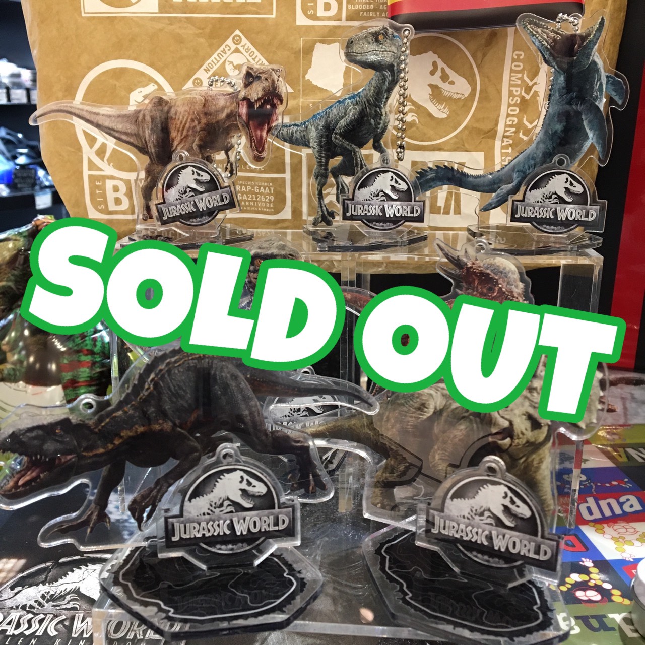 ジュラシック・パーク 1/4スケール ヴェロキラプトル 特製アクリル