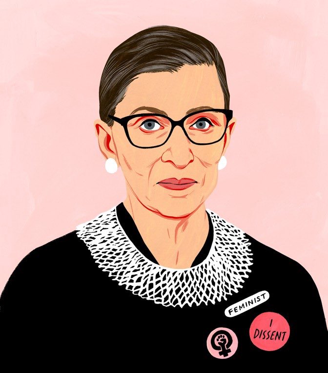 smwertheimer's tweet photo. Ruth Bader Ginsburg inspired a generation. A force for change, she paved the way for so many women and fought for equality each step of the way. I hope we as a nation never forget her legacy, and continue to her fight for a fair and just world. https://t.co/fFDVVIfpmM