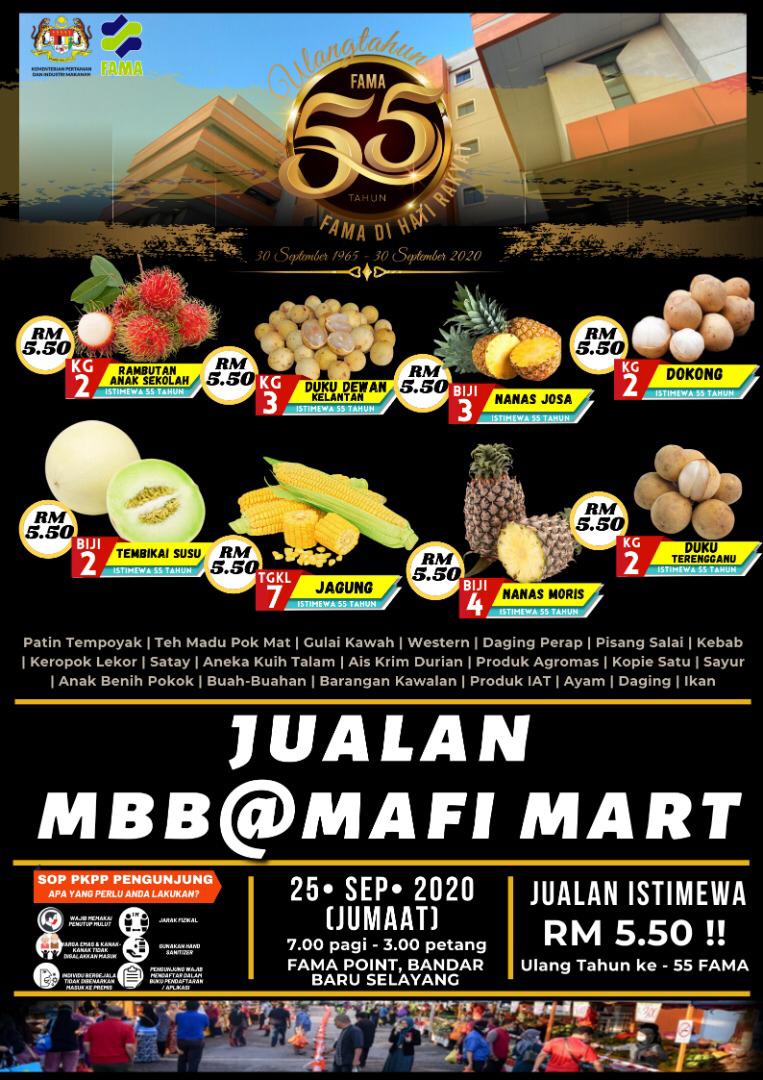 π±Durian IOI
π±Rambutan Anak Sekolah
π±Kelapa Pandan
D) Produk Barang Kawalan
πΈ Minyak Saji : RM20/5kg
πΉ Minyak Paket :RM2.50/paket
βΎοΈ Gula : RM2.85/kg
πΊ Tepung Gandum: RM1.35/kg
E) Makanan & Minuman
π Aneka Kuih Talam
π Patin Tempoyak
π Gulai Kawah https://t.co/6wolslGWgG