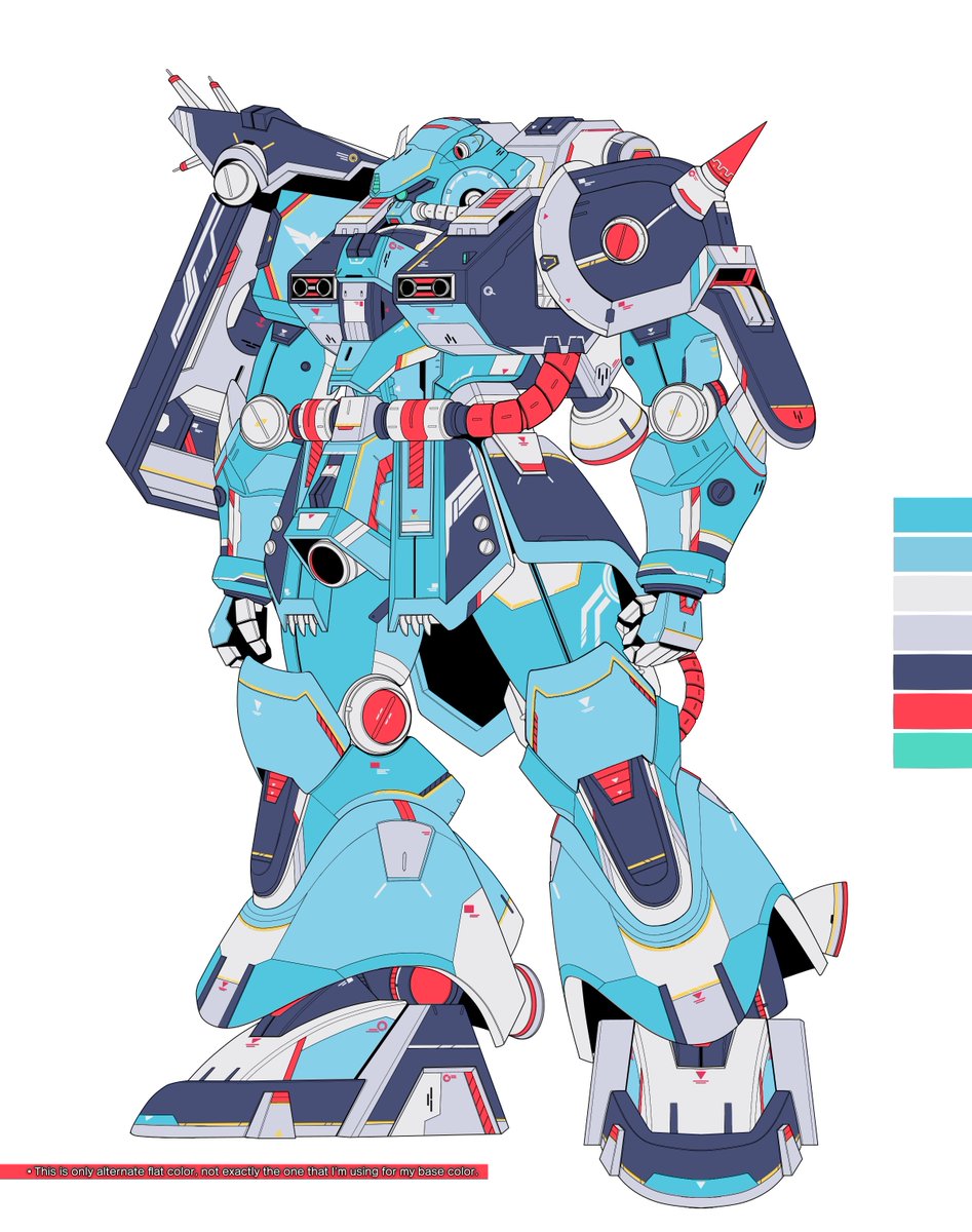 ザクIII後期型 From manga Under the Gundam: Double-Fake.