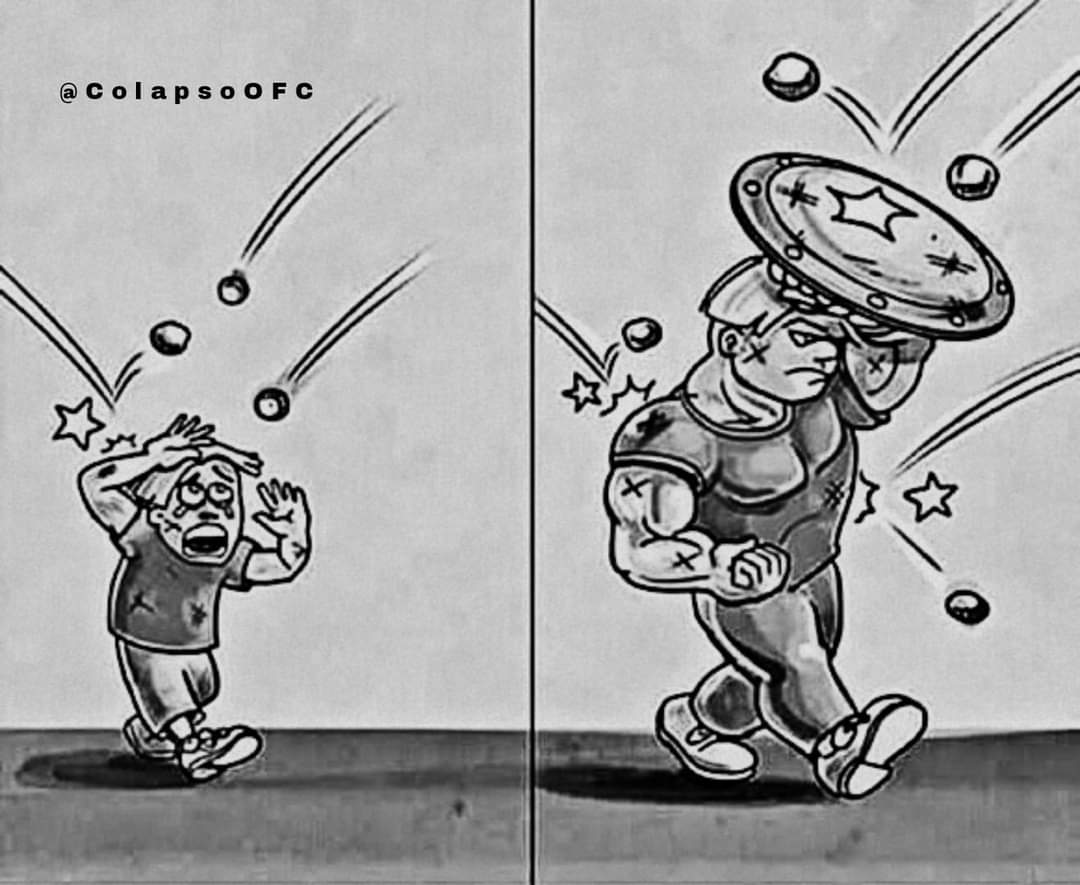 KELE_hi's tweet photo. A vida não fica mais fácil, é você quem fica mais forte. 👊🧐 https://t.co/hDHARvNeO1