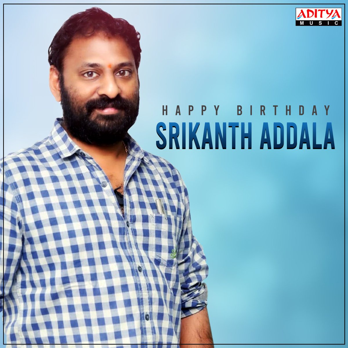 adityamusic's tweet image. Birthday Wishes To The Talented Director #SrikanthAddala 🎉🎉

#HBDSrikanthAddala