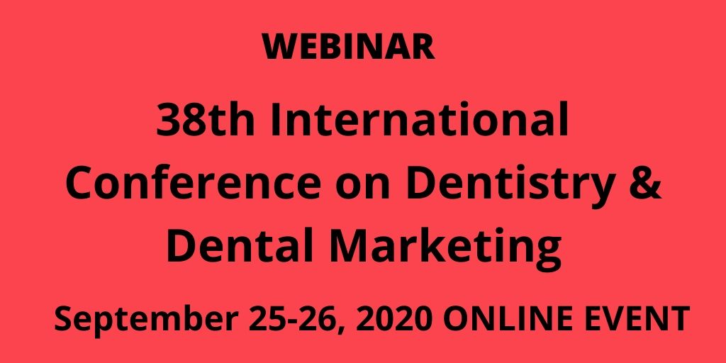 Conferences (WEBINAR Conferences) Committee invites all the experts and researchers from all over the world to attend " DENTAL MARKETING 2020 "
dentalmarketing.conferenceseries.com