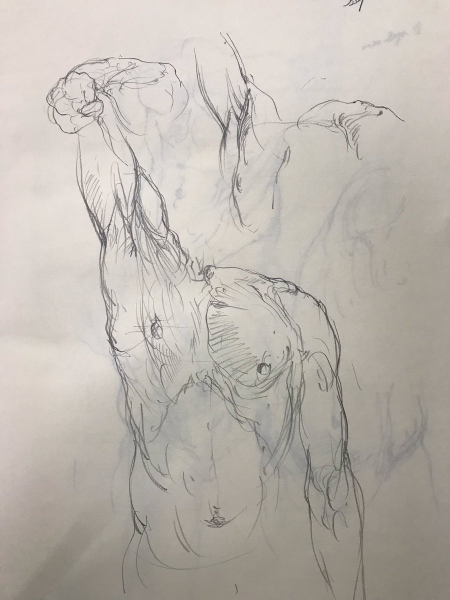 本日参加してきました。画面越しですが久しぶりにモデルさんが描けてよかったです。 https://t.co/EEaqfOVvDT 