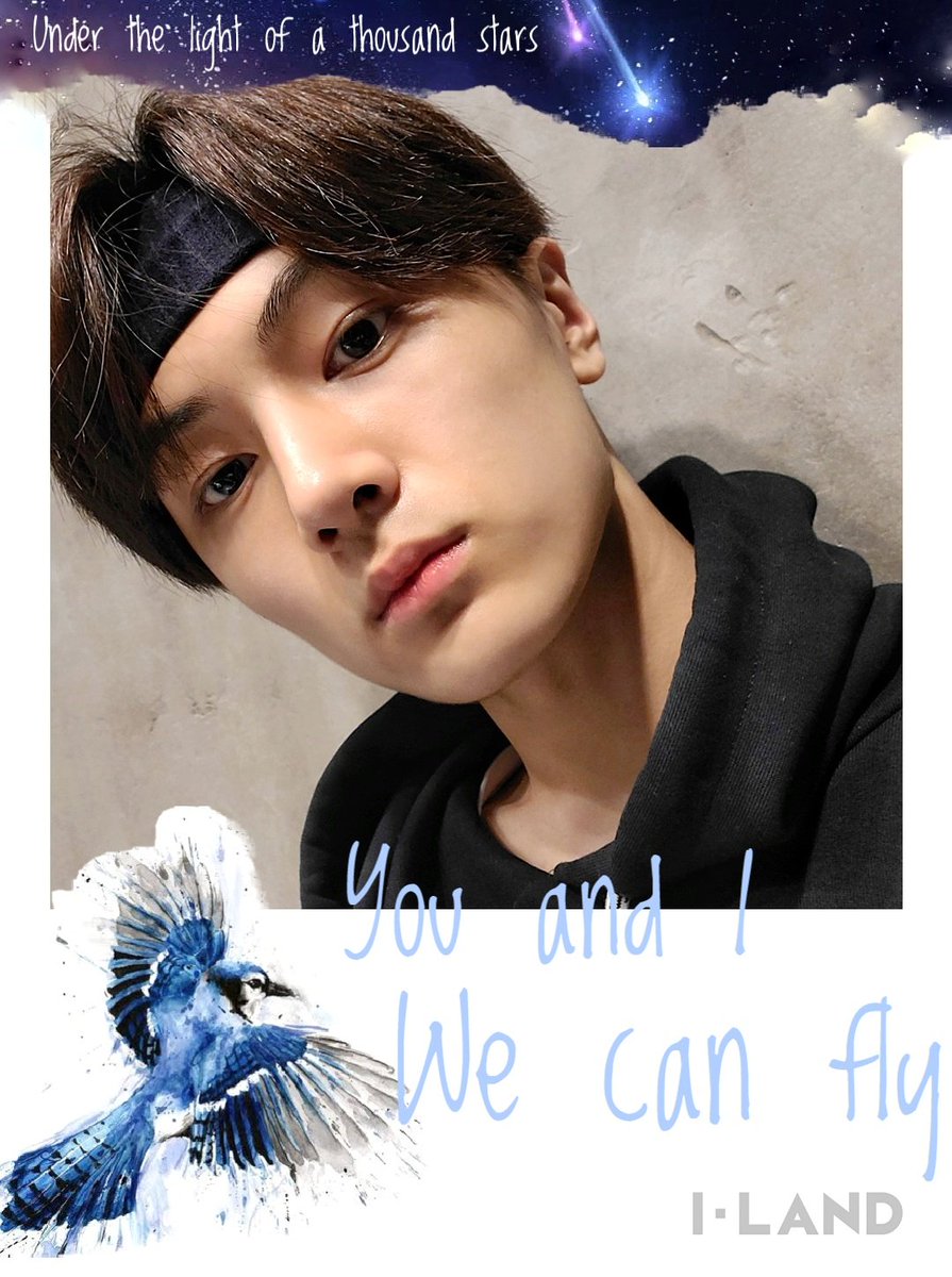 MumCallMeSab's tweet photo. i wrote one line of Jay's fave song which described the backdrop, two comets shine among the stars represent jay(blue one) and bluejays(purple one which is his fave color) and I put a flying bluejay which represent our fandom beside our promise for Jay #ILAND
#IPOLAROID_CHALLENGE https://t.co/YqCY5i6Q9u