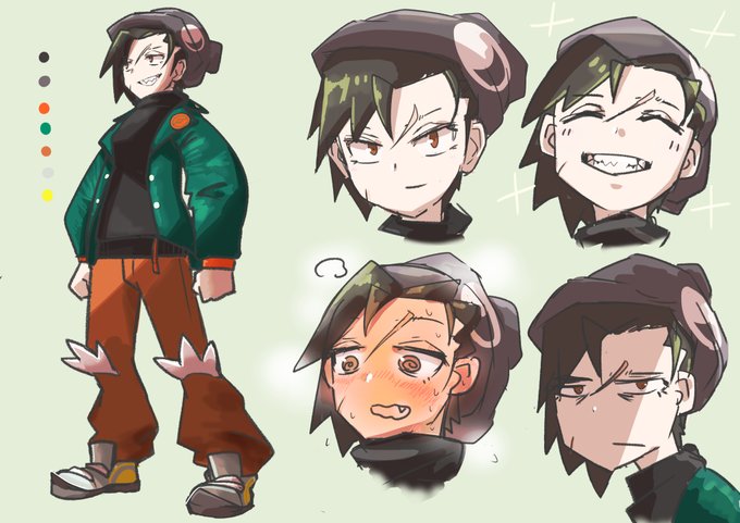 ハーメルンのある作品の主人公のイラスト
あくタイプ使いのアクサキ
設定資料風
#イラスト好きさんと繋がりたい 
#設定資料
#ポケモン
#ハーメルン 