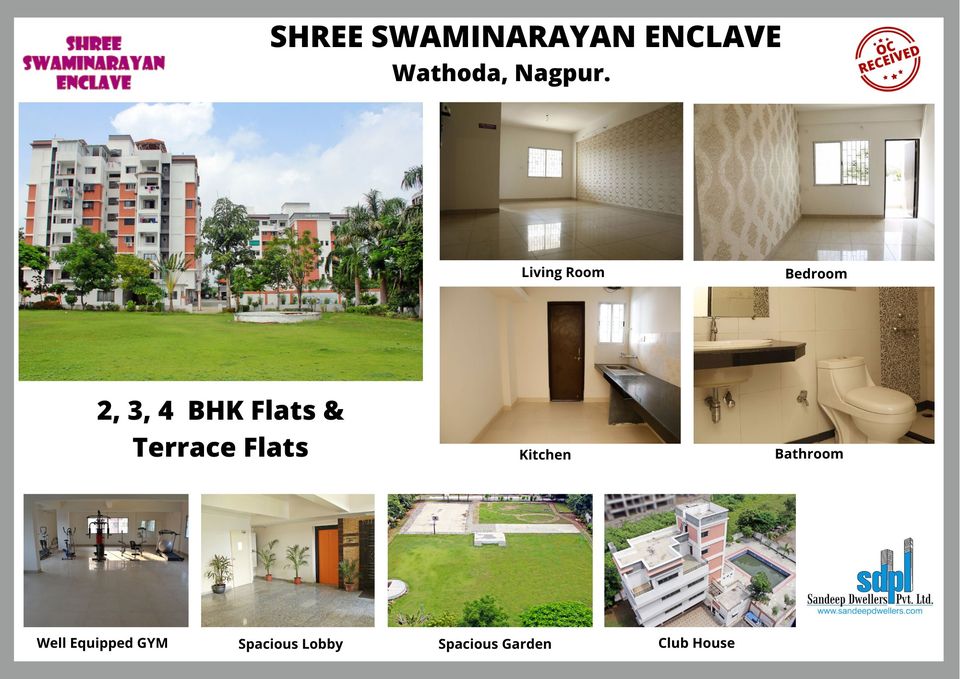 Dreaming of Own Home?Buy Now!!
2,3,4 BHK #ReadyPossession Apartments Available in #EastNagpur
Near #ShreeSwaminarayan Mandir,Wathoda

Why this is the Best time to Buy a Home?
Stamp Duty Reduced from 7.5 % to 3 %
Home Loan Interest Rate 6.85 % Onwards
Up to Rs.2.67 Lakhs Subsidy