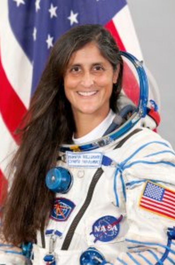 \"Happy Birthday\" Sunita Williams. 