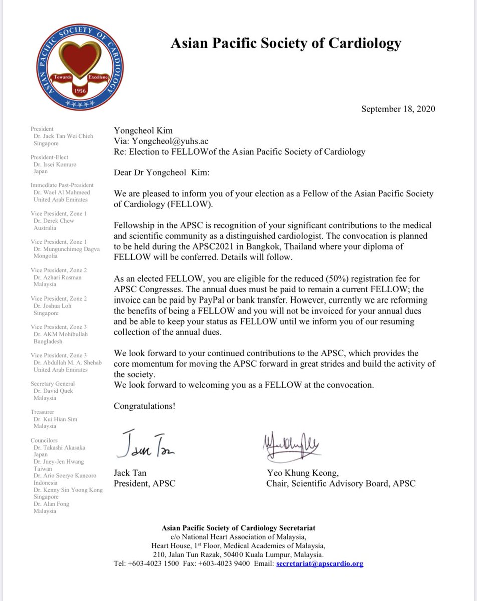 YongcheolKim2's tweet image. Great honour to become the member of #FAPSC