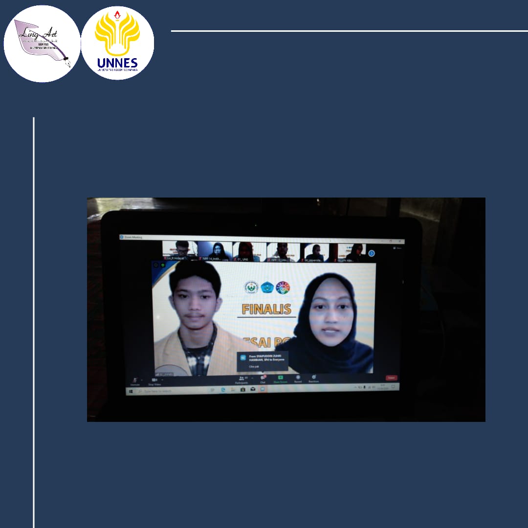 CONGRATULATIONS

Selamat Kepada Erza Zulkarnain &amp; Salma Nabila yang meraih Best Presentation dalam Lomba essay nasional PGSD FAIR UNIMED 2020 pada 15 Agustus 2020 yang diadakan oleh Himpunan Mahasiswa Jurusan PGSD Universita Negeri Medan dengan tema "Guru Ideal di Era New Normal"