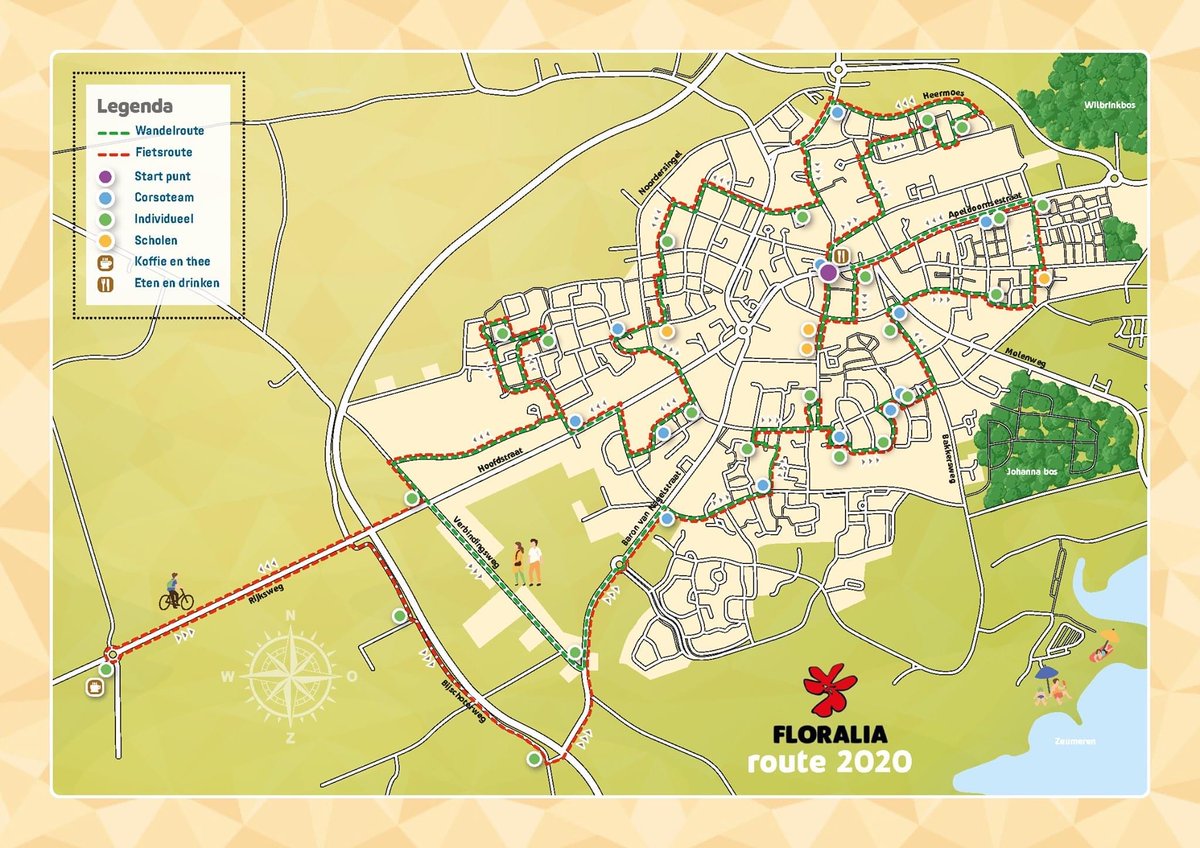 Vandaag is het Floralia in Voorthuizen.
Vanaf 12.00 uur zijn de creaties door middel van een wandel- en fietsroute te bewonderen.
Vanaf 20.00 uur is alles verlicht.
Welkom in Voorthuizen. Houd te allen tijde 1,5 meter afstand en loop of rijd de route niet in grote groepen.