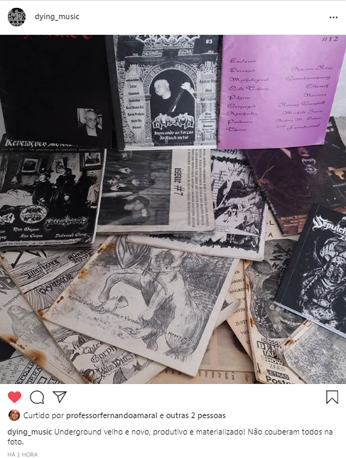 SepulchralVZine's tweet photo. Postagem no insta do selo Dying Music...
"Fanzines das antigas e atuais, a base do underground"
#fanzines #zine #zines #metalfanzine #fanzune #underground #metalzine #metalunderground #onlypaperisreal #metal https://t.co/4WnlHOnhJQ