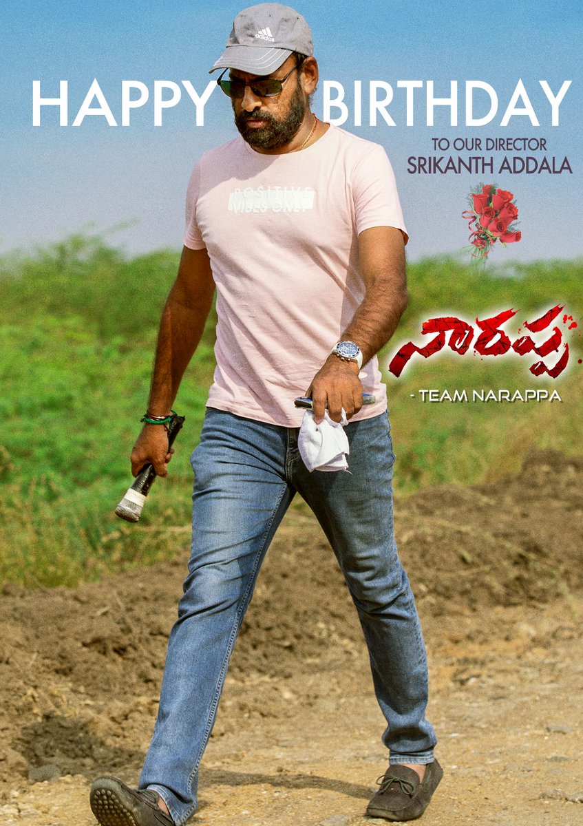 BShiva1431's tweet image. Happy birthday to Dir #Srikanthaddala garu All the best #Narappa from @RaviTeja_offl Annayya fans❤

#HBDSrikanthAddala