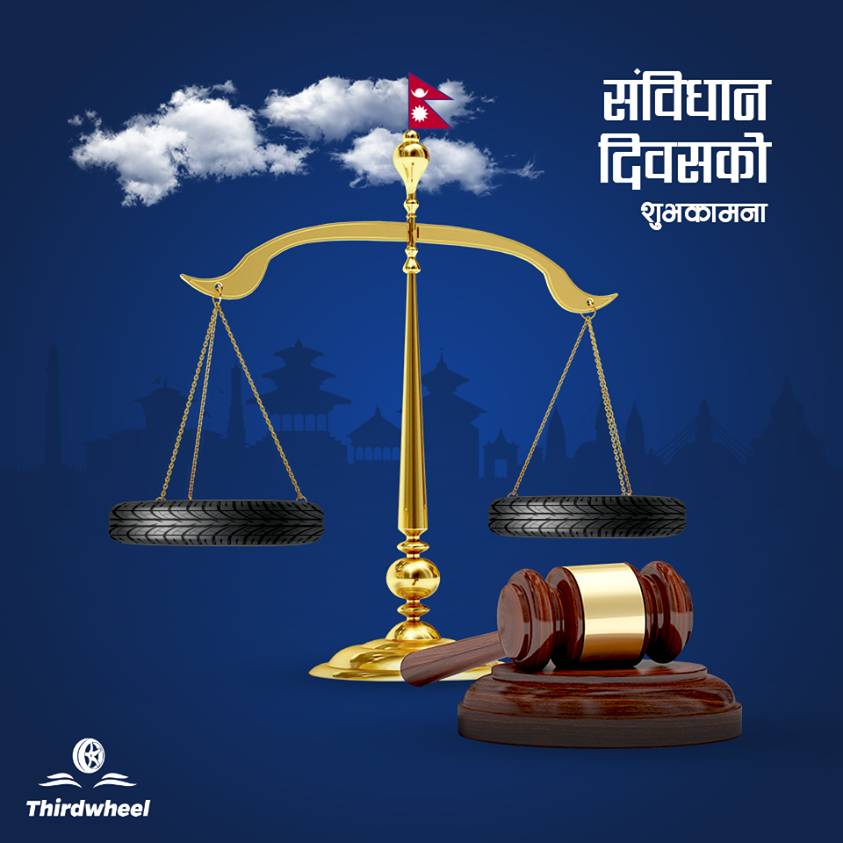 thirdwheelnepal's tweet photo. ५ औं संविधान दिवसको हामी सबै नेपालीहरुलाई हार्दिक शुभकामना।
.
.
#thirdwheel #constitutionday #constitutionofnepal #nepal #thirdwheelapp #thirdwheelnepal https://t.co/J0zYCyq1rT