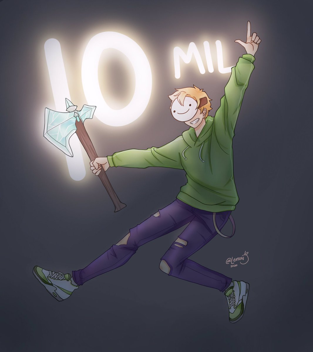 meyerlemonn's tweet image. DREAM 10 MILLION!!! ✨💚

Ahh i’m lateee ;-; but HAPPY TEN MILLION TO DREAM! so happy for himm (/ω＼) thank you for all the laughs and smiles (/💚_💚)/✨
#10milliondreams #10millionblobs #dream10mil #dreamfanart @Dream__Fanart