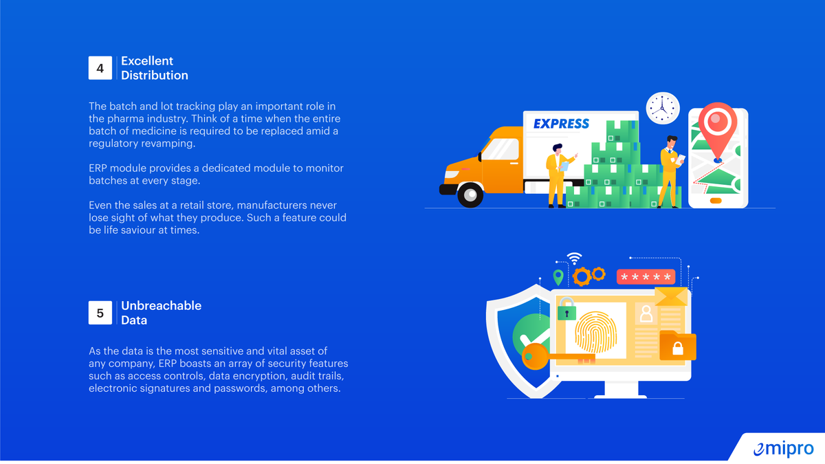 EmiproTech's tweet image. The #Pharmaceutical industry is facing numerous business challenges &amp;amp; consumers are looking for healthcare products of supreme quality at compelling prices. To respond to this changing scenario, #ERP software became a natural choice.

Below images will clear &apos;how?&apos;

#TechInPharma