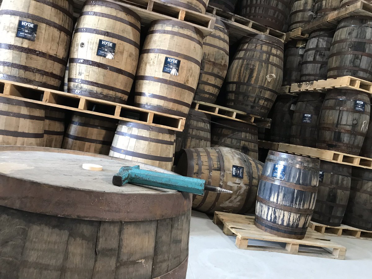 HydeWhiskey's tweet photo. Cask tasting and rotating day! #itsallaboutthewood #caskmanagement #irishwhiskey #wildatlanticway #ウイスキー #singlemalt #whiskey #irishwhiskey #whiskeylover #whiskeygram #bartenderlife #bartending #instadrink #whiskywithaview #Slainte #whiskylover #whiskeyporn #whiskygram https://t.co/pV8UNEtmJe