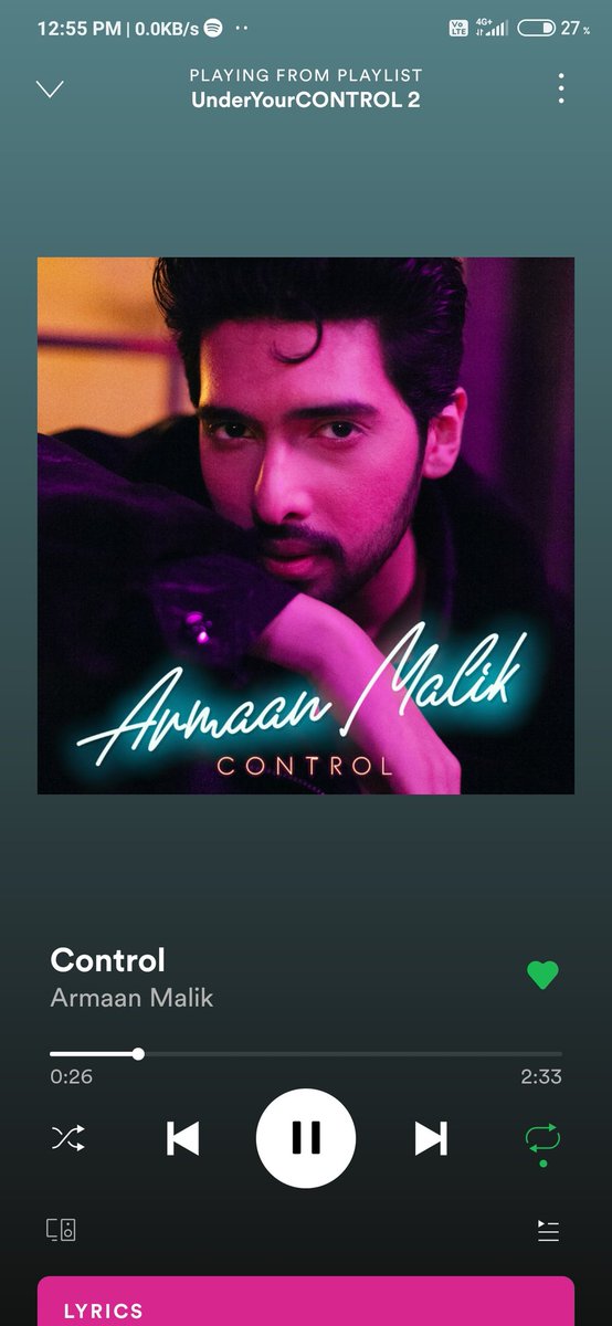 AM_Poorvi's tweet image. Now I&apos;m #UnderYourControl