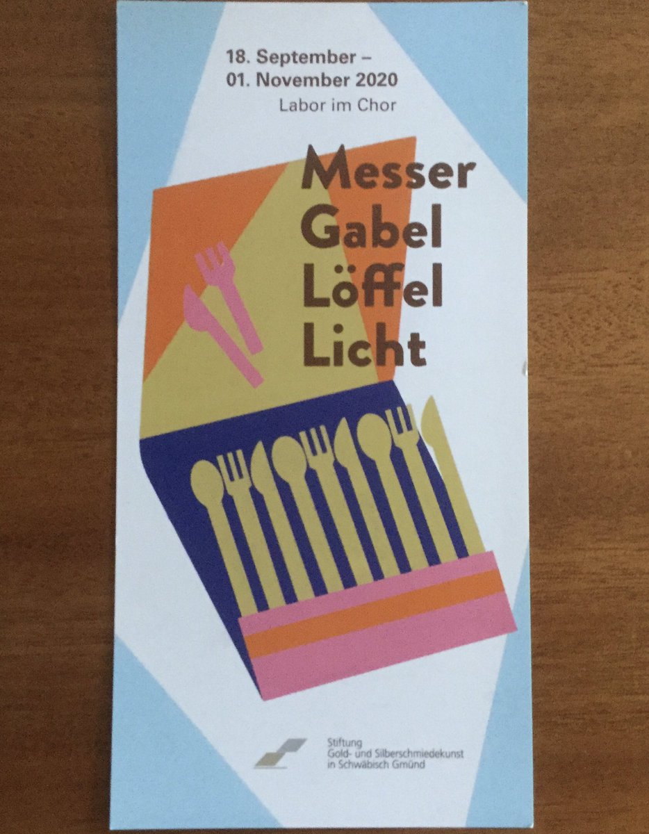 At long last showing new work! Knife, fork, spoon, light is an exhibition in Schwäbisch Gmünd.