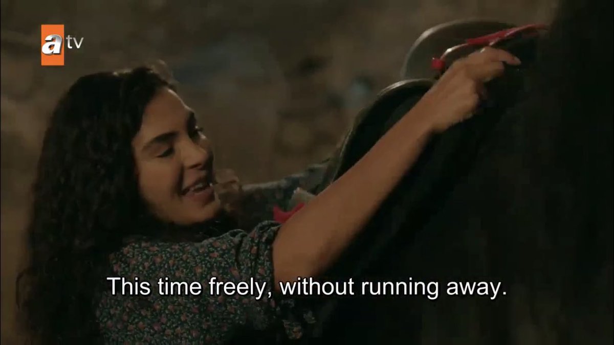 she really doesn’t have to sneak out of the house anymore she can come and go freely i’m already breaking down  #Hercai