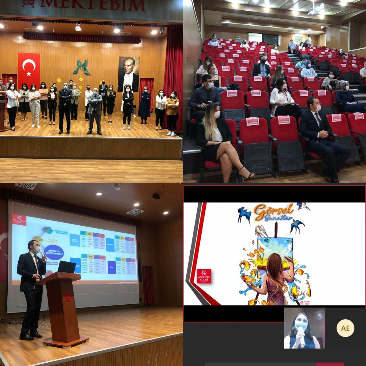 Pandemi kurallarına uyarak seanslar halinde tüm Ortaokul ve Lise veli toplantımızı gerçekleştirdik. Her koşulda öğrencilerimizin yanındayız...<a href="/sozkokk/">Servet Ozkok</a> <a href="/BanuGurun/">Banu Gürün</a> <a href="/AserdarS/">A. Serdar Şeker</a>