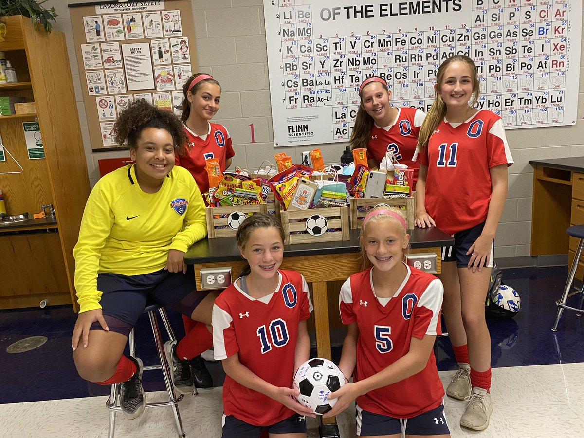 Love these girls to pieces!
8th grade girls’ soccer players❤️💙