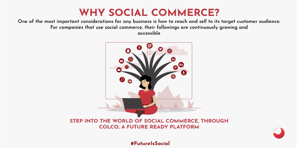 ColcoApp's tweet photo. Wondering why you need social commerce? Go social with COLCO because #FutureIsSocial!
#Collaboration #Colco #skilled #socialcommerce #professional #freelancer #business #startup #businessgrowth #leadgeneration #jobsearching #collabviacolco #colco #socialnetwork https://t.co/GhIOOt45WF