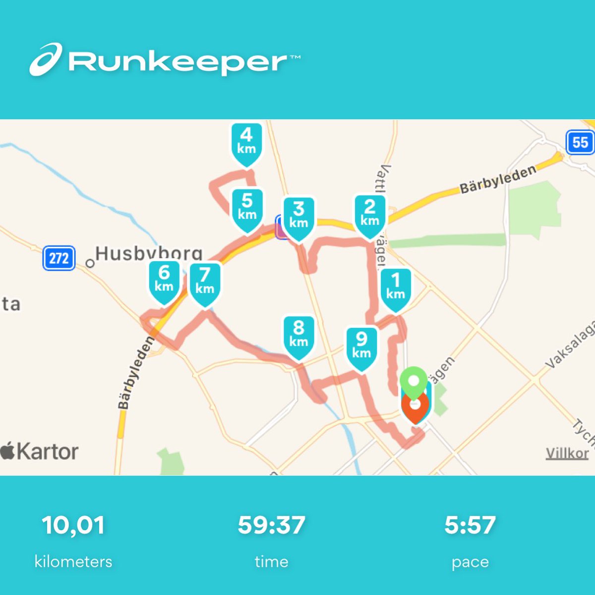 Äntligen under en timme 😅 2017 års nyårslöfte är således uppfyllt!