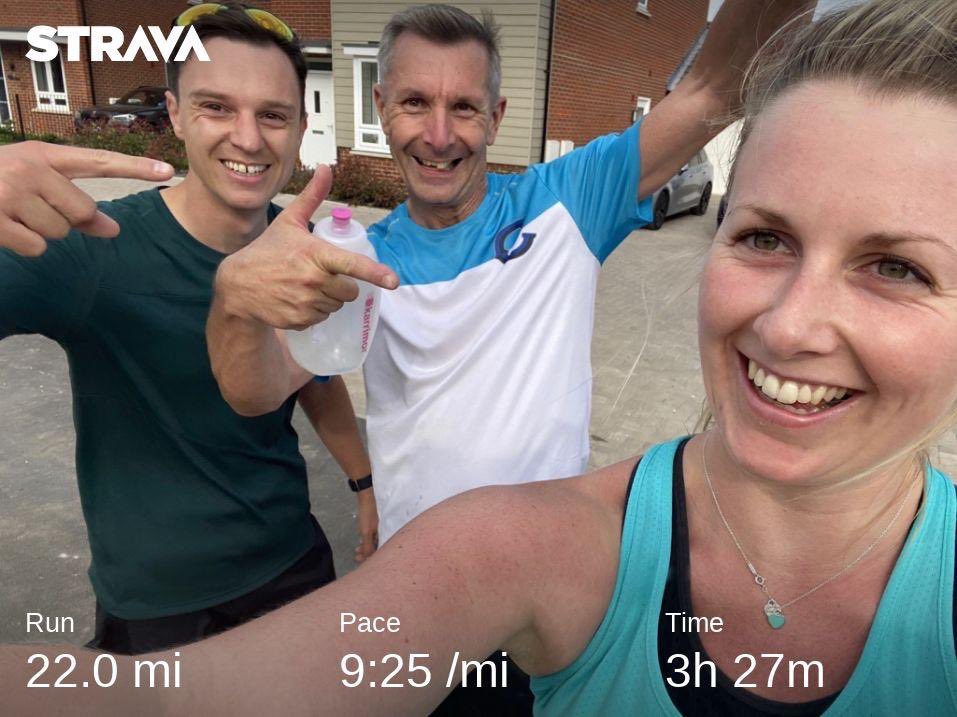 Last long run before the <a href="/LondonMarathon/">TCS London Marathon</a> Virtual Event 🙌🏼