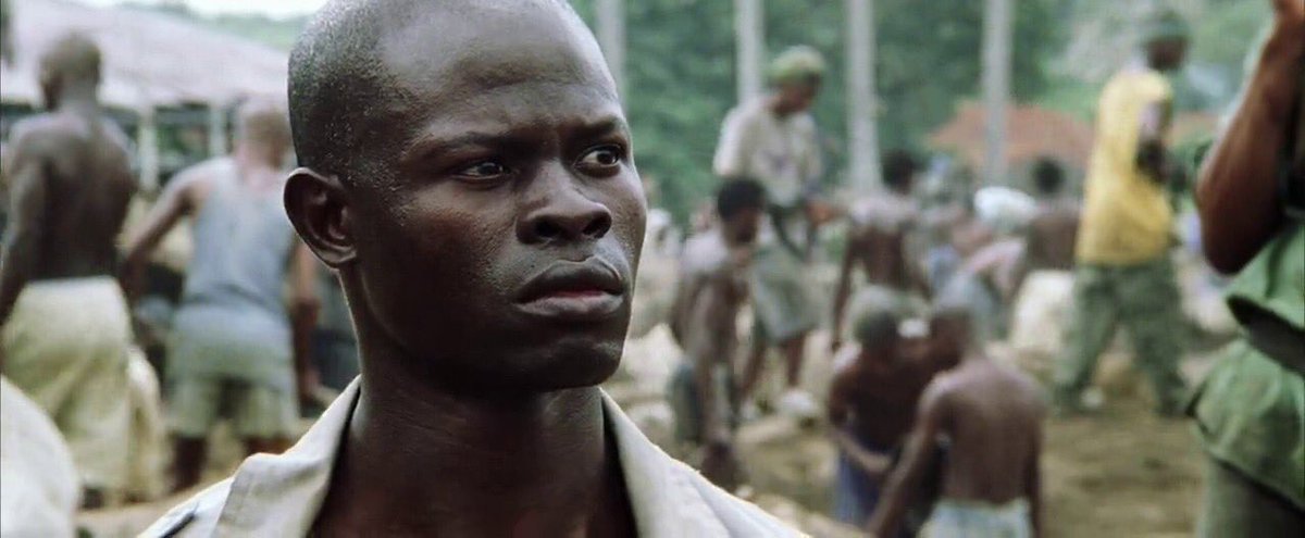 22. Djimon Hounsou (Blood Diamond)Nom S, belonged in LScreen time: 40.73%Though he has less screen time than Archer, Vandy holds his own with plenty of narrative focus. Of the two, he is the one who more appropriately fits the traditional description of a protagonist.