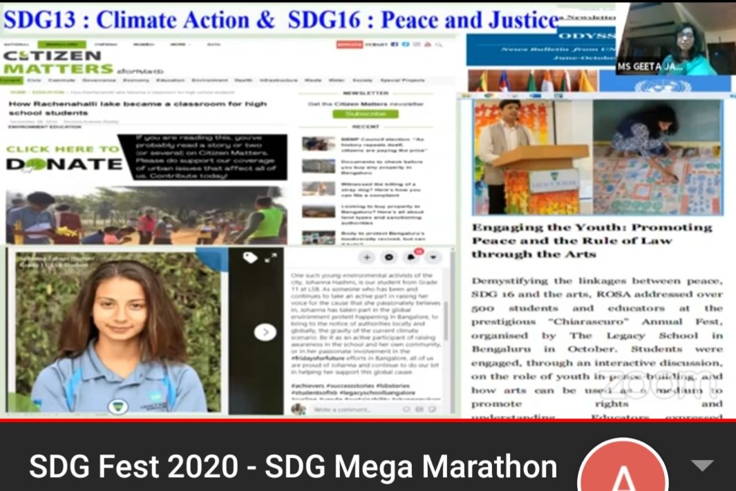 Opening remarks by <a href="/Geeta_Jayanth/">Geeta Jayanth</a> mam.
Wonderful work done for Socially disadvantaged students and to achieve SDG by 2030. Thank you mam. 
<a href="/ashokkp/">Ashok Pandey</a> <a href="/y_sanjay/">Sanjay Yadav</a> <a href="/PathakSamarth/">Samarth Pathak</a> <a href="/GailDavvis/">Gail Davvis-Arts, Culture, Sports For The #SDGs</a> <a href="/pntduggal/">PUNEET DUGGAL</a> <a href="/kandhari_ekta/">Ekta  Kandhari</a> <a href="/sodhisumedha/">Dr. Sumedha Sodhi #ClimateActionEdu</a> <a href="/madhuri_dadhich/">Madhuri Dadhich</a>   <a href="/SDG4QEducation/">Learn SDG, SDG4, 4.7</a>
