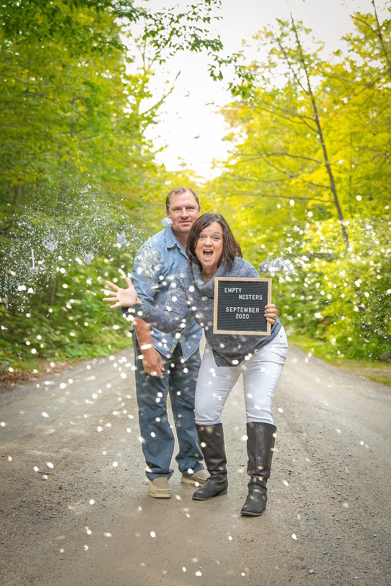 Celebrating the new stage in our life. #emptynester