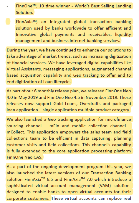 Nucleus Software ( #NucleusSoftware) 8. Company background 9. Flagship products - FinnOne & FinnAxia 10. Review of business & outlook 11. Covid-19 pandemic response